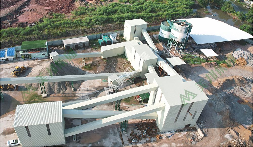 美邦集團盾構渣土泥漿處理工程現場